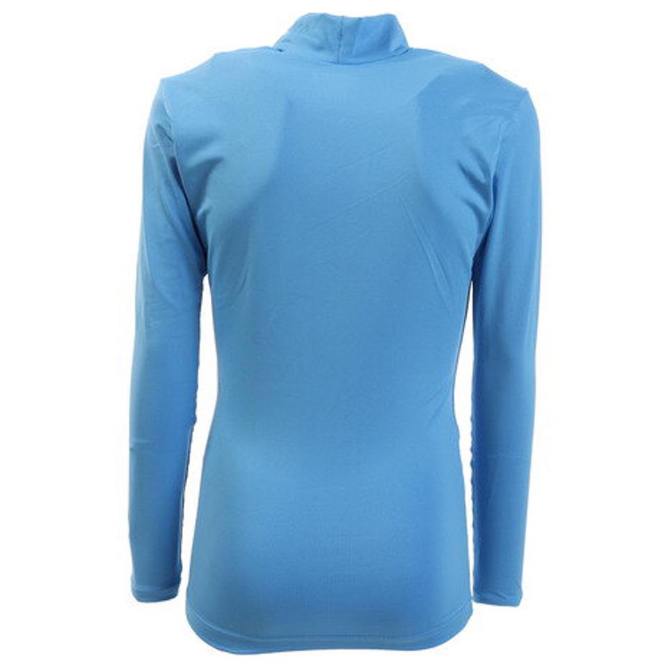 パフォーマンスギア(PG)(キッズ)サッカー ジュニア インナー ストレッチ ハイネック 長袖 シャツ 742PG9ES4531 サックス 水色 アンダーシャツ