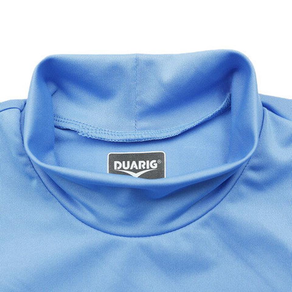 デュアリグ(DUARIG) サッカー ジュニア インナー ストレッチハイネックシャツ 742D6ES2981 サックス 水色 アンダー シャツ 長袖 (キッズ)