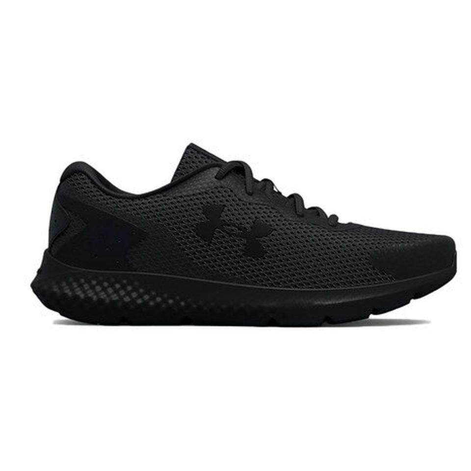 アンダーアーマー（UNDER ARMOUR）（レディース）ランニングシューズ レディース 黒 チャージド ローグ3 ブラック 3024888 003 スニーカー