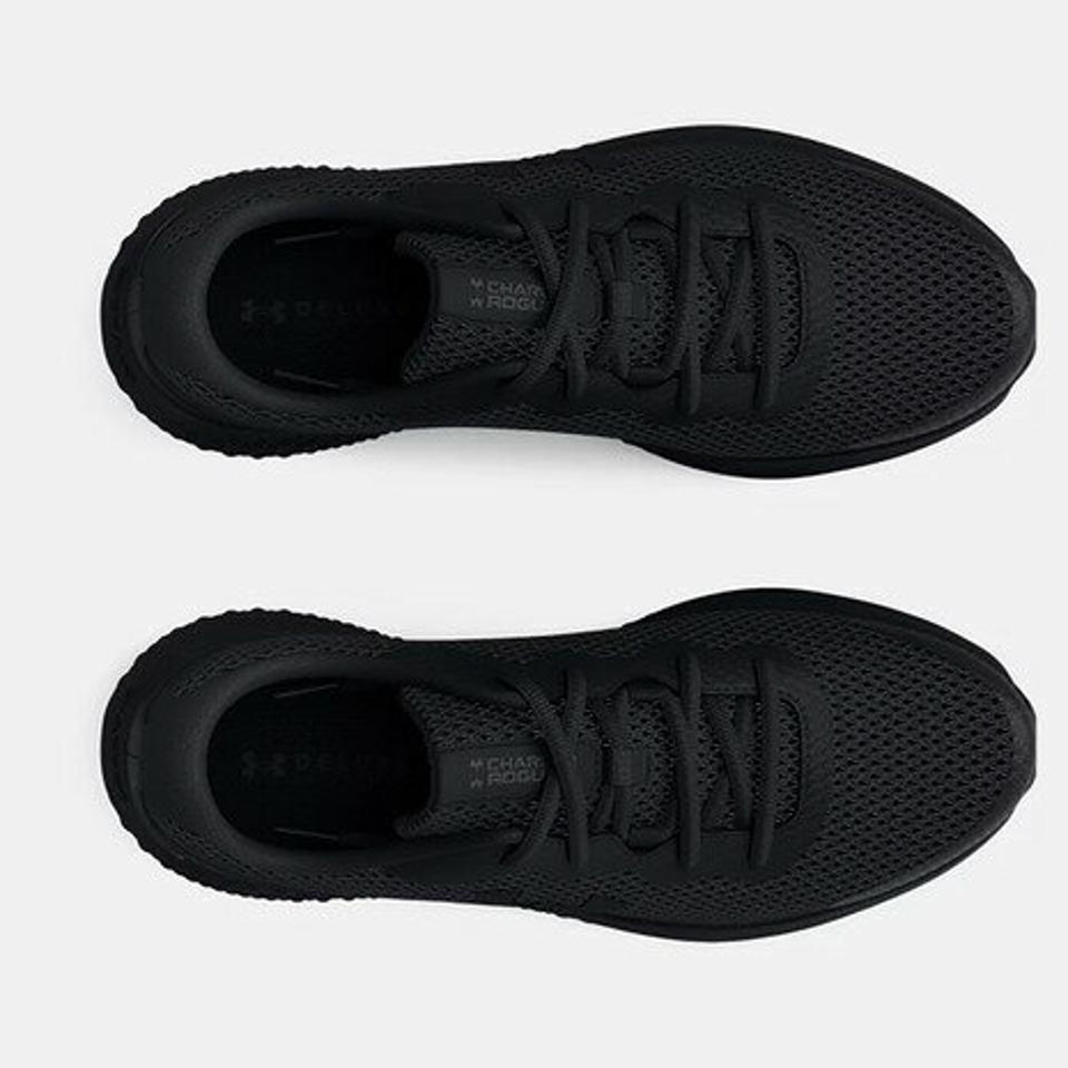 アンダーアーマー（UNDER ARMOUR）（レディース）ランニングシューズ レディース 黒 チャージド ローグ3 ブラック 3024888 003 スニーカー