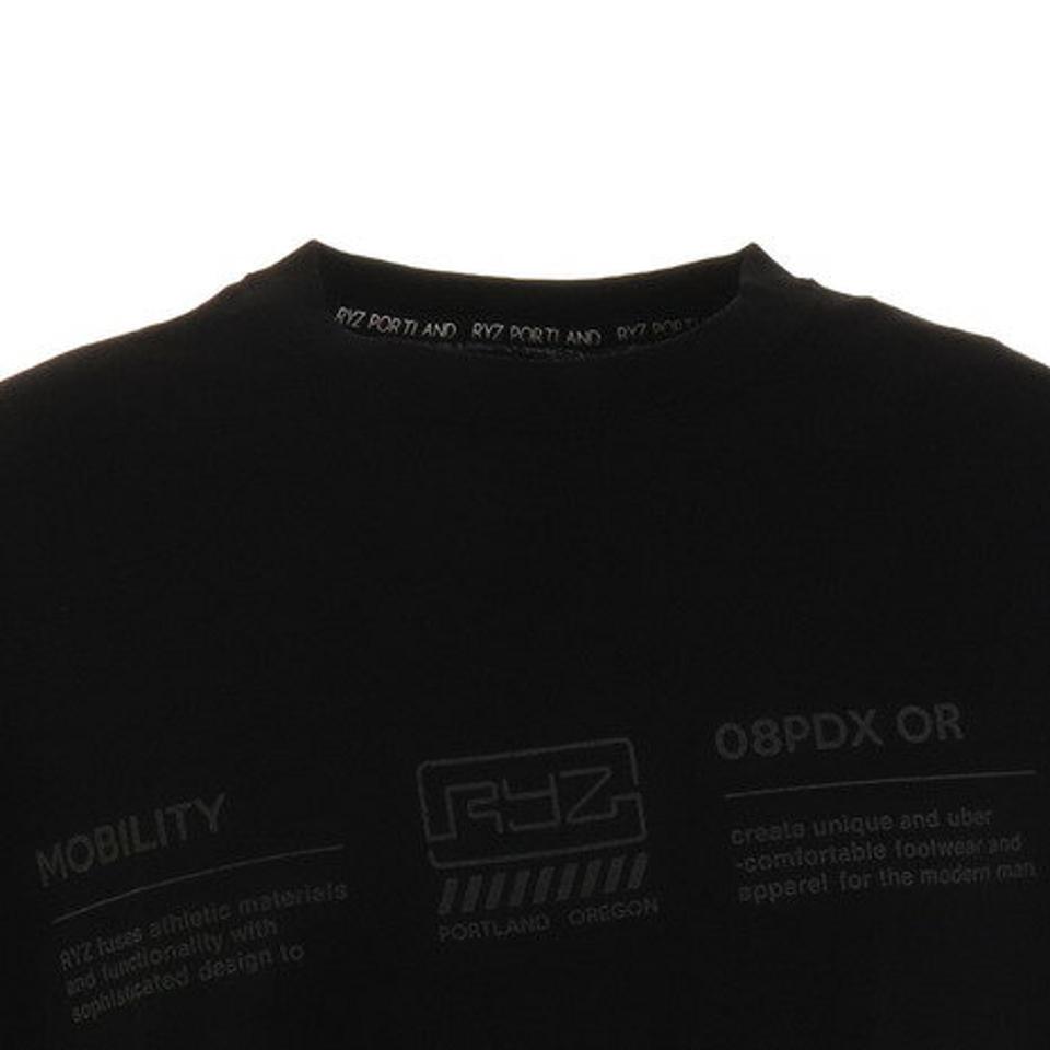 ライズ(RYZ)(メンズ)STAMPED ノースリーブシャツ 869R1EG6244 BLK