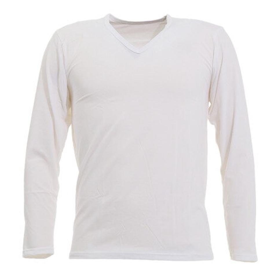 エーシーピージー(ACPG) ヒートクロス インナーシャツ あったか 薄手 長袖 Vネックシャツ (メンズ)