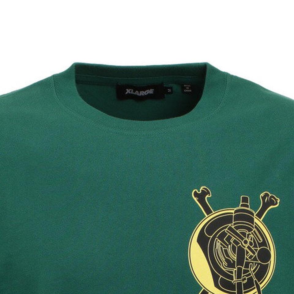 エクストララージ(XLARGE)(メンズ)ARM ロゴ長袖Tシャツ 101213011015-GREEN
