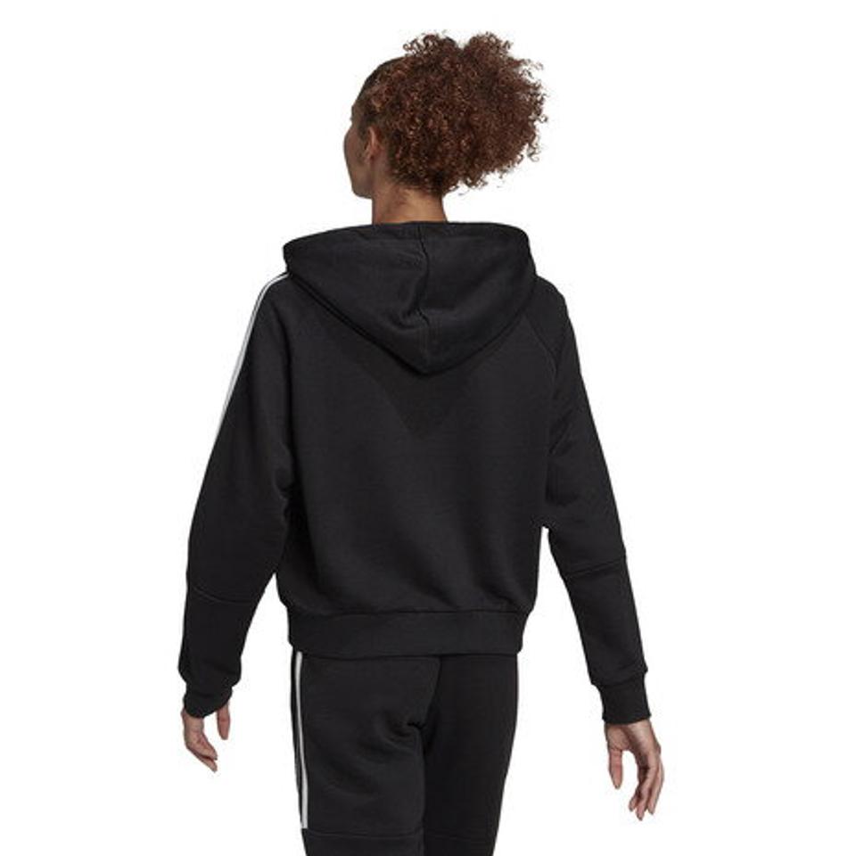 アディダス(adidas) エッセンシャルズ ルーズカット 3ストライプス クロップドパーカー 28751-GL1460 (レディース)