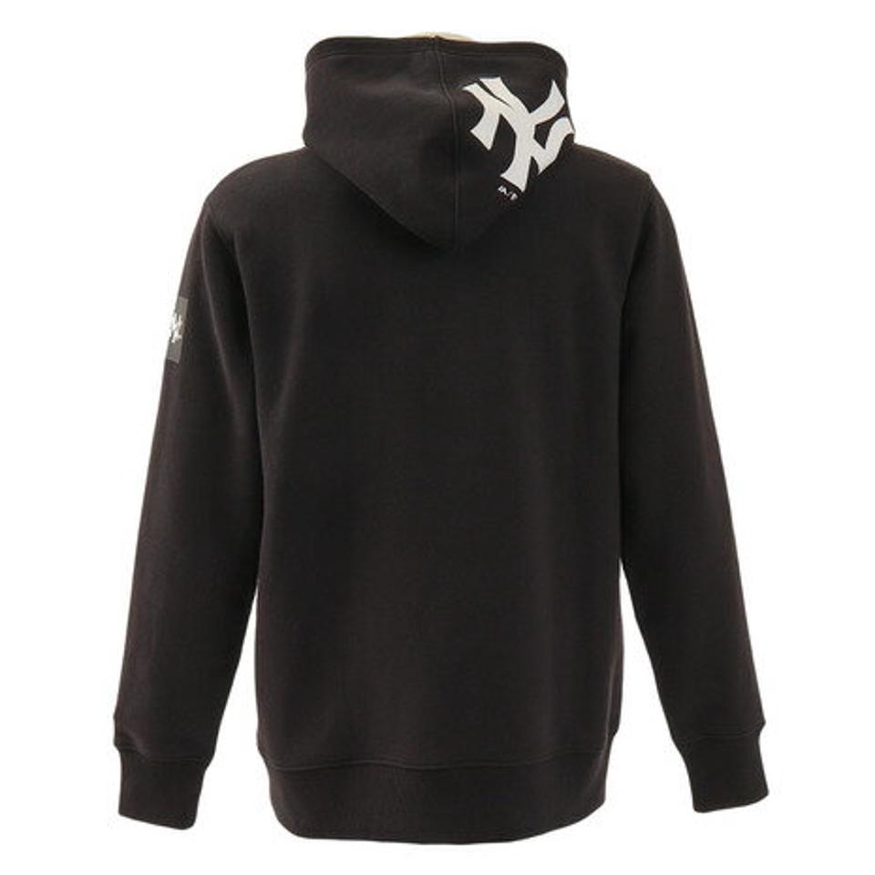 【10%オフクーポン 9/8まで】MJ・MLB(MJ・MLB) NYフードプリントウェイトパーカー MM06-NY-9F13-BK (メンズ)