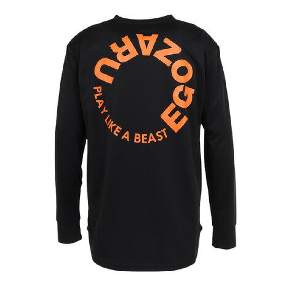 【10%OFFクーポン! 23日迄】エゴザル(EGOZARU)(メンズ、レディース) バスケットボールウェア バックプリント ロングスリーブTシャツ EZLT-F2210
