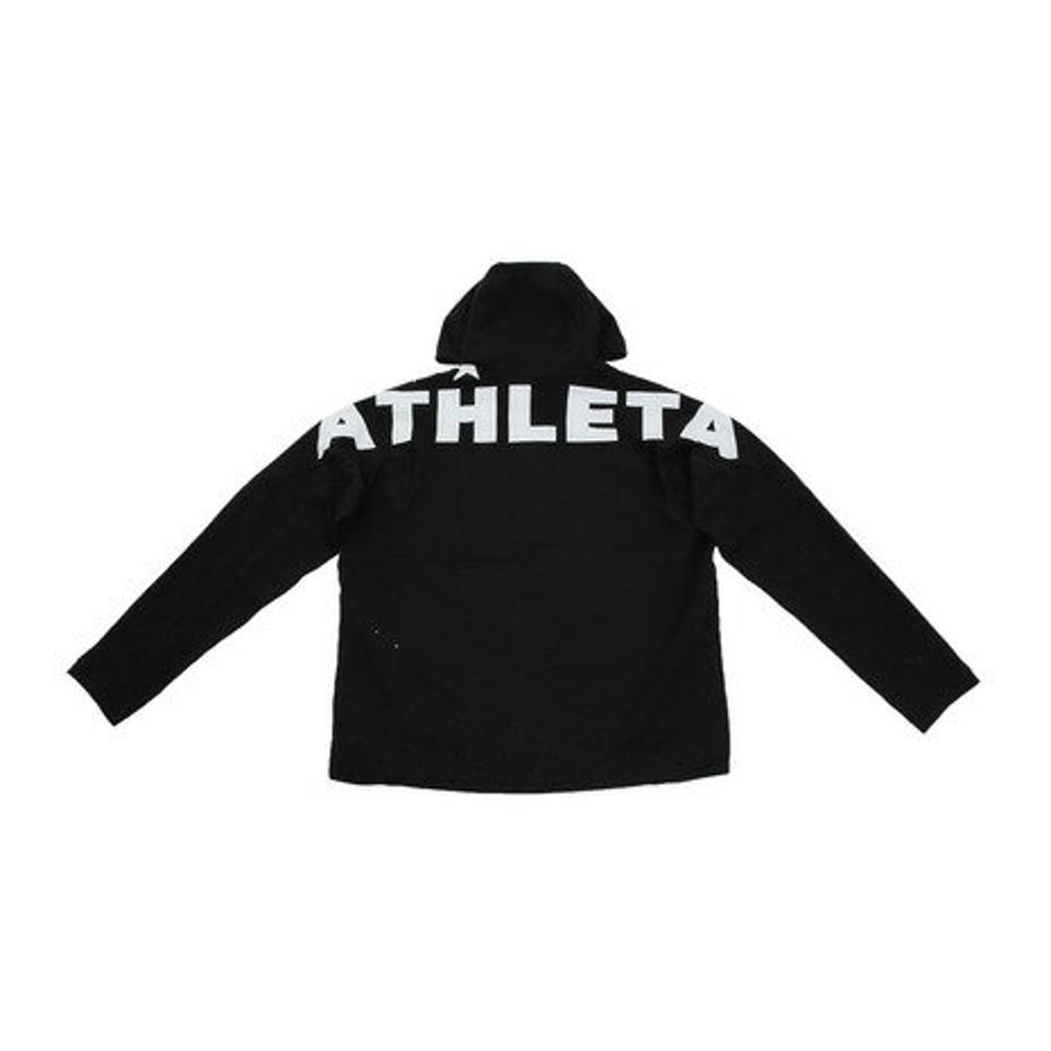 アスレタ(ATHLETA)(キッズ)ジュニア ウェア ライトスウェット ZIPパーカー 3347J 黒 スポーツウェア