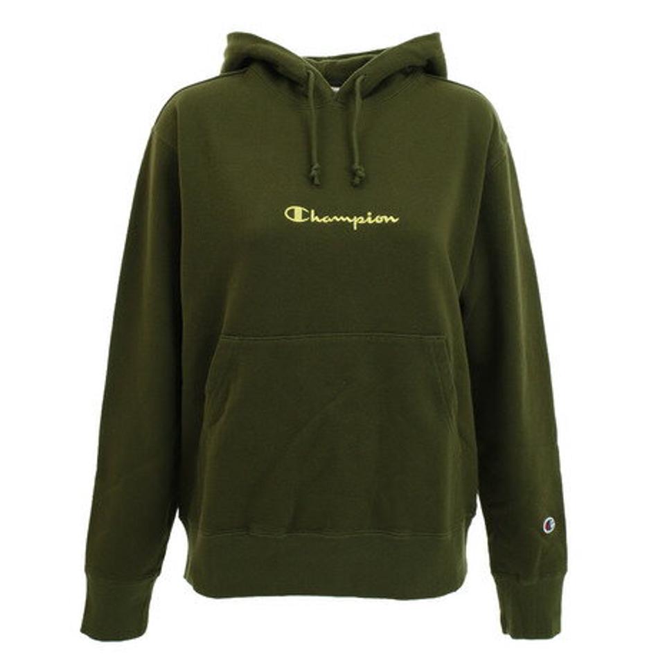 【9/5 24h限定エントリー&対象4店舗買い回りで最大P10倍!】チャンピオン-ヘリテイジ(CHAMPION-HERITAGE) スクリプトロゴ フーデッド パーカー CWSS117 655 (レディース)