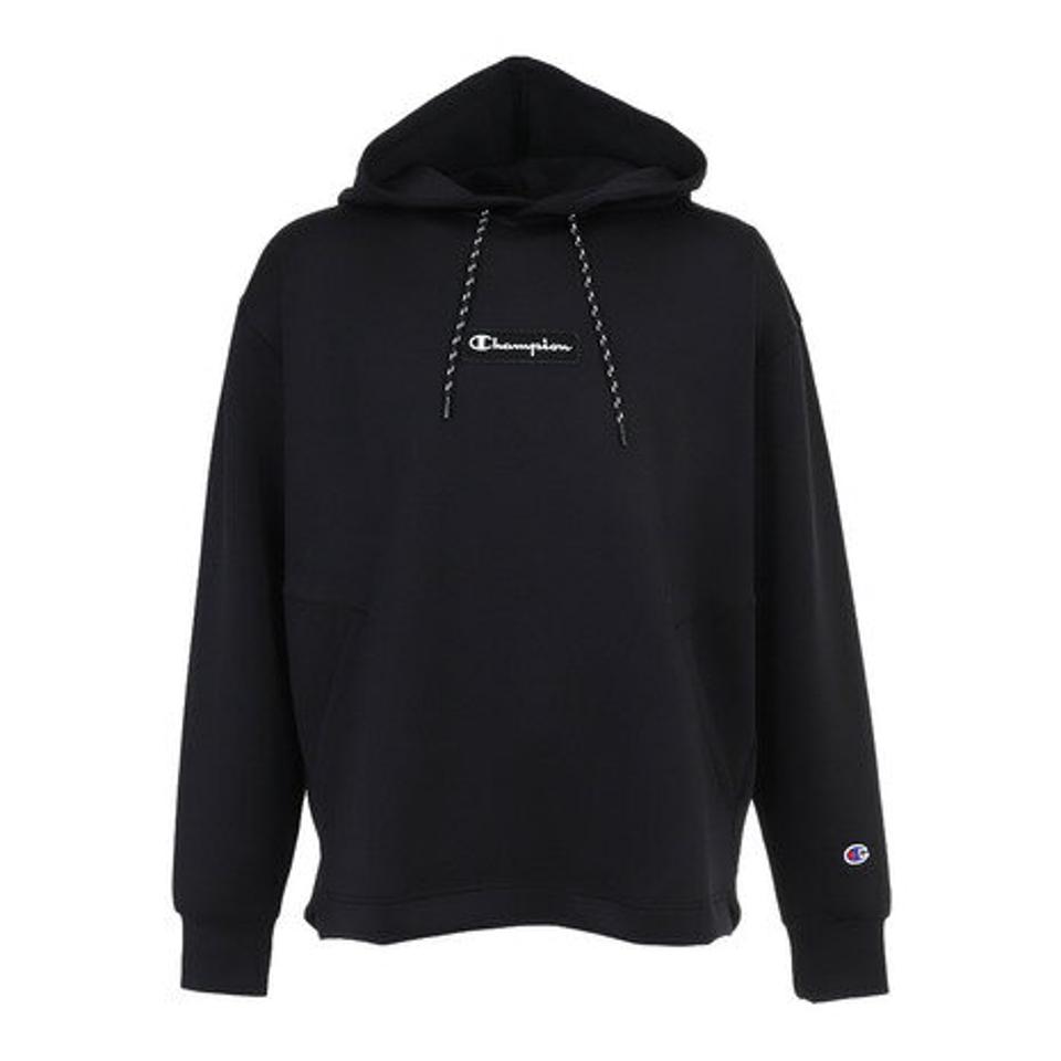 【10%オフクーポン 9/8まで】チャンピオン(CHAMPION) テックウィーブ 3LS フーデッドスウェットシャツ C3-WS104 090 (メンズ)