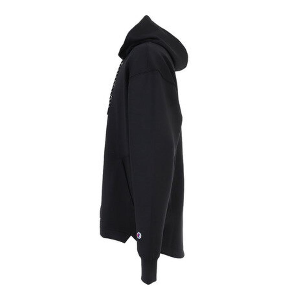 【10%オフクーポン 9/8まで】チャンピオン(CHAMPION) テックウィーブ 3LS フーデッドスウェットシャツ C3-WS104 090 (メンズ)