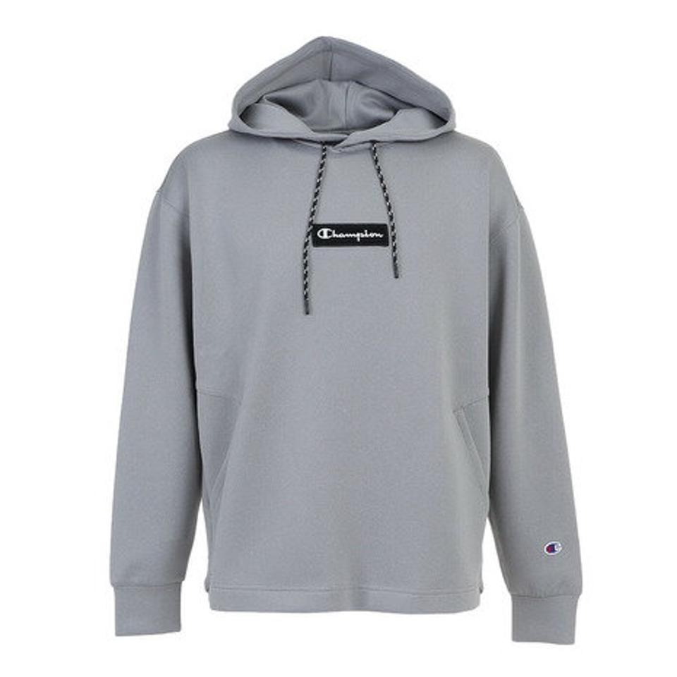 【10%オフクーポン 9/8まで】チャンピオン(CHAMPION) テックウィーブ 3LS フーデッドスウェットシャツ C3-WS104 070 (メンズ)