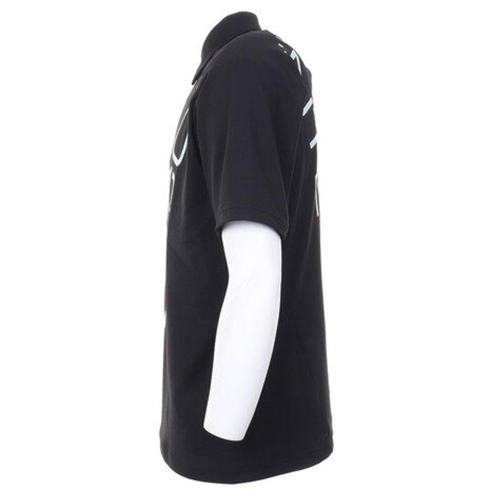 デサントゴルフ(DESCENTEGOLF) ゴルフウェア 軽快 ストレッチ リサイクルソロテックス ロゴプリント 半袖ポロシャツ DGMTJA30 (メンズ)