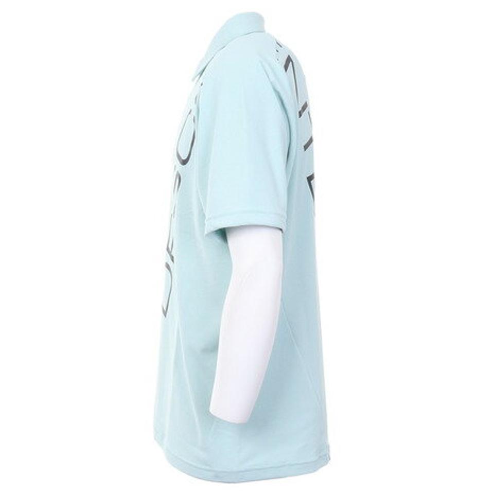 デサントゴルフ(DESCENTEGOLF) ゴルフウェア 軽快 ストレッチ リサイクルソロテックス ロゴプリント 半袖ポロシャツ DGMTJA30 (メンズ)