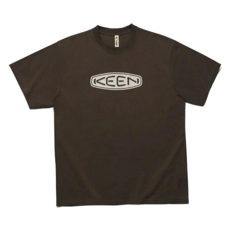 キーン（KEEN） 半袖Tシャツ ベーシック ロゴTシャツ 1026565 ブラウン （メンズ）
