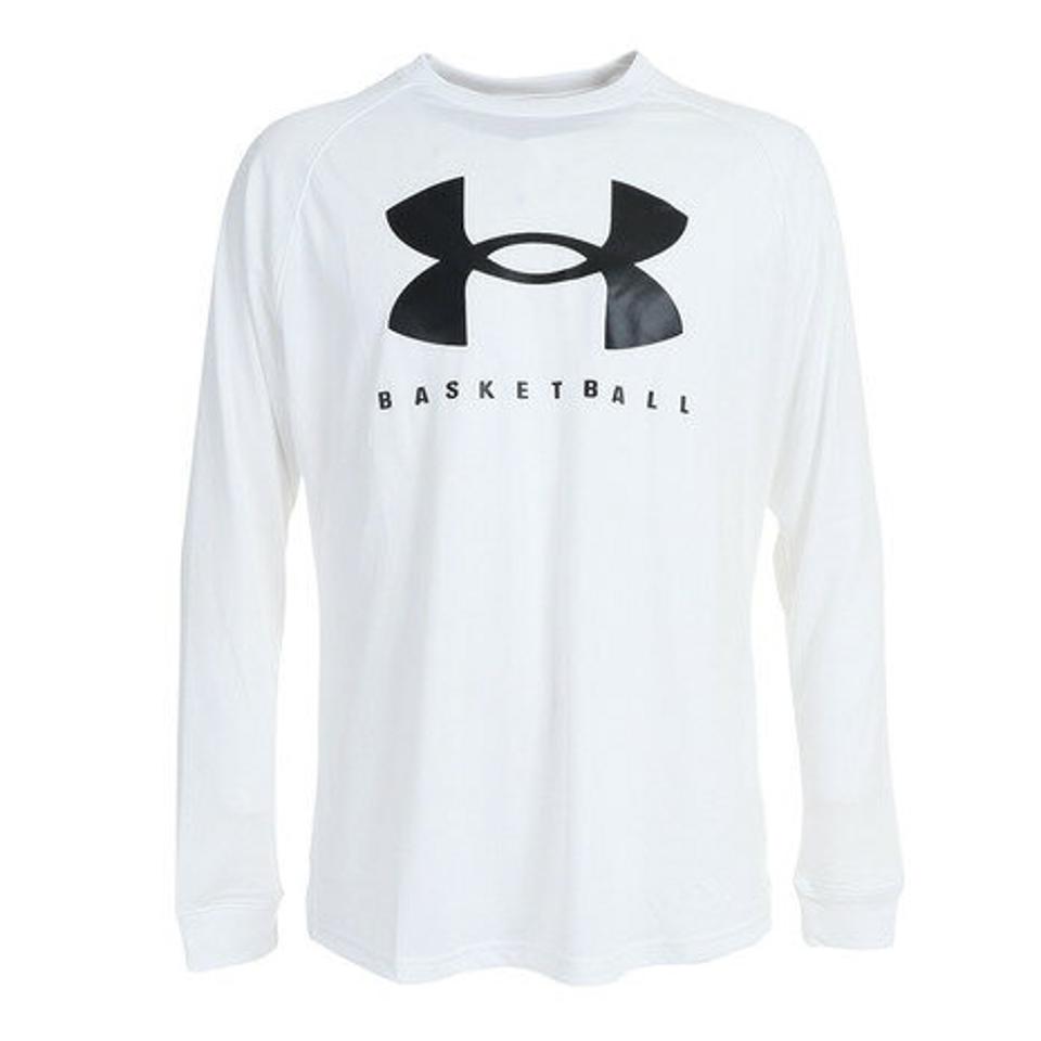 アンダーアーマー（UNDER ARMOUR） バスケットボールウェア テック ロングスリーブTシャツ 1375342 100 （メンズ）