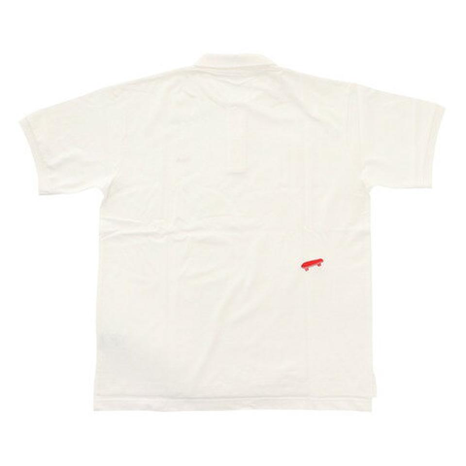 スライド(SLYDE)(メンズ)BIG SILHOUETTE ポロシャツ sl202005133-WH/RE