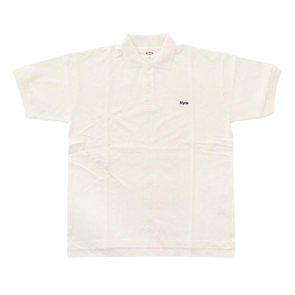 スライド(SLYDE)(メンズ)BIG SILHOUETTE ポロシャツ sl202005133-WH/BK