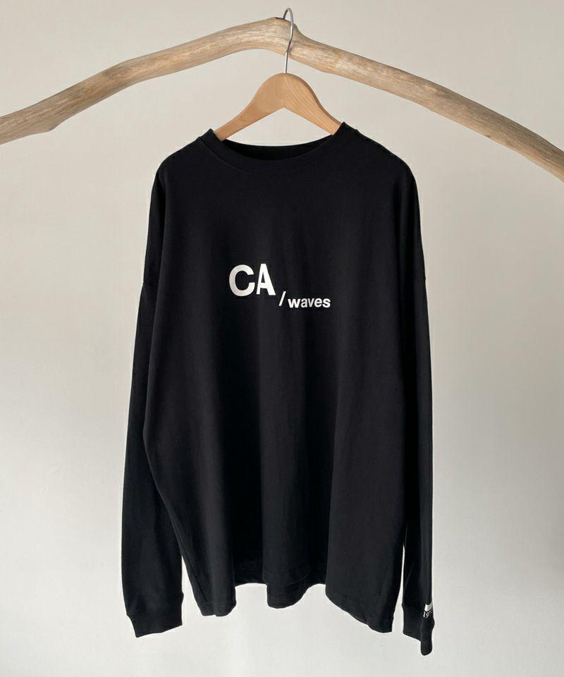 【ユニセックス】1975 TOKYO(1975 トーキョー)"CA waves"オーバーサイズロングTシャツ