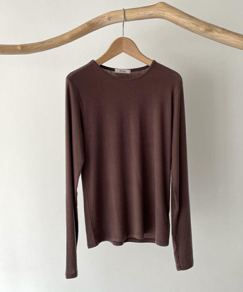 El mar(エルマール)テンセルストレッチロングTシャツ