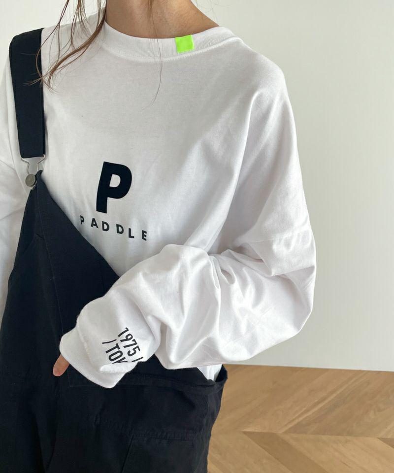 【ユニセックス】1975 TOKYO(1975 トーキョー)"Paddle"オーバーサイズロングTシャツ