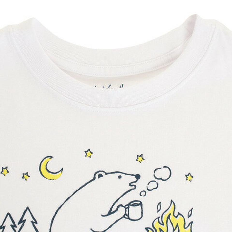ホールアース(Whole Earth) BEAR tシャツ 半袖 WE21HA15WHT (レディース)