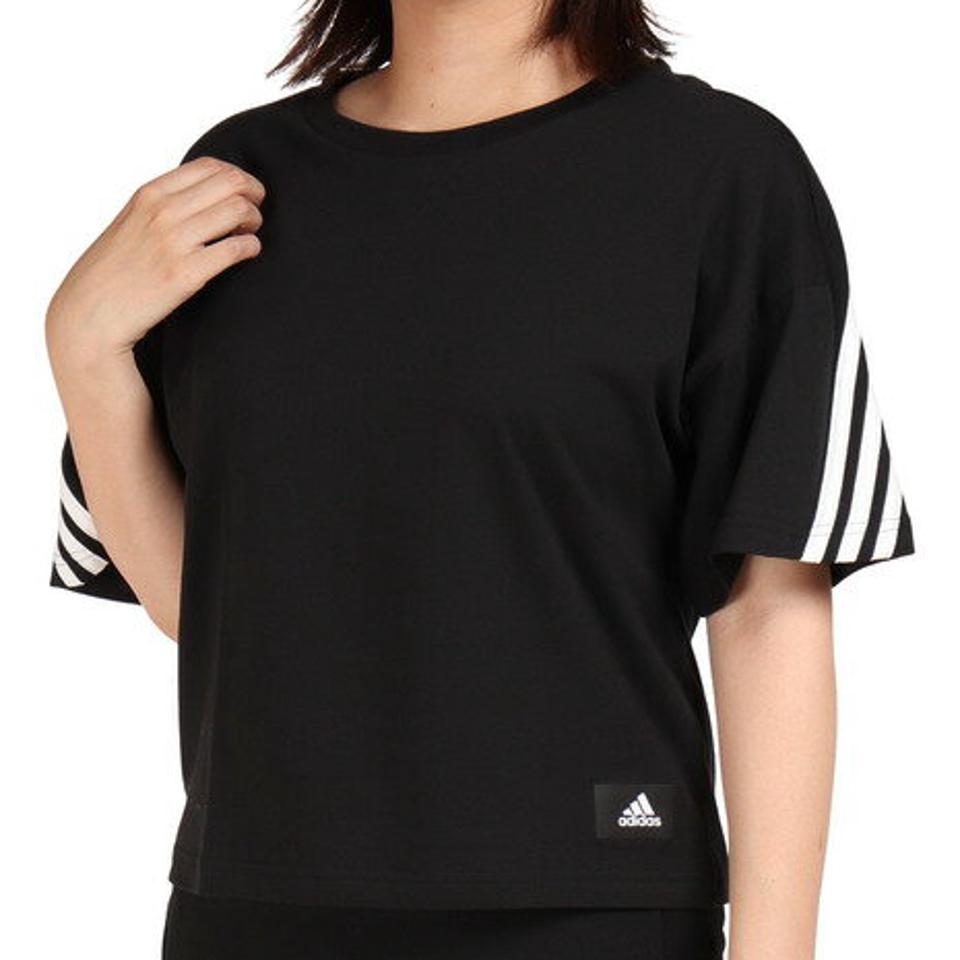 アディダス（adidas） スポーツウェア フューチャー アイコン スリーストライプス 半袖Tシャツ M1090-HE0308 （レディース）