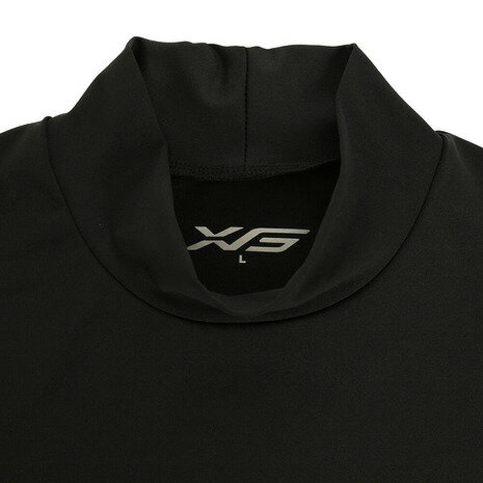 エックスティーエス(XTS) テニス ストレッチ 長袖ハイネックシャツ 732G6ES2854BLK (メンズ)