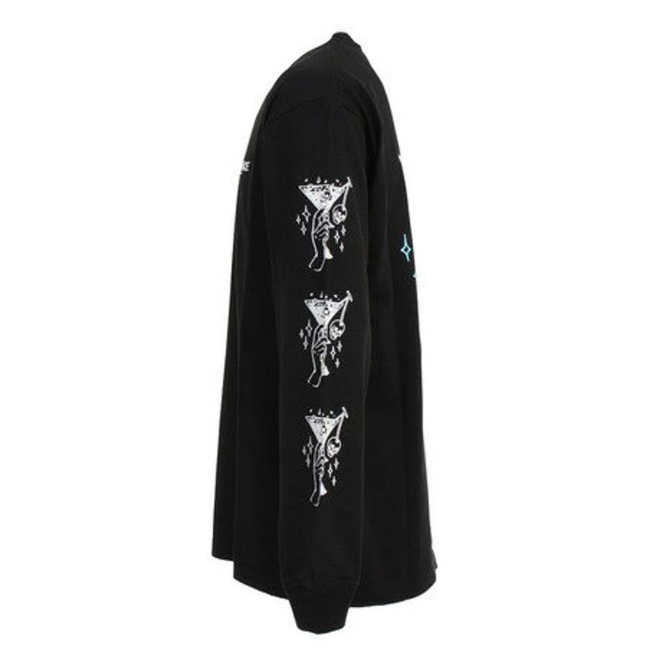 エクストララージ（XLARGE） COCKTAIL ロゴ 長袖Tシャツ 101223011026-BLACK （メンズ）