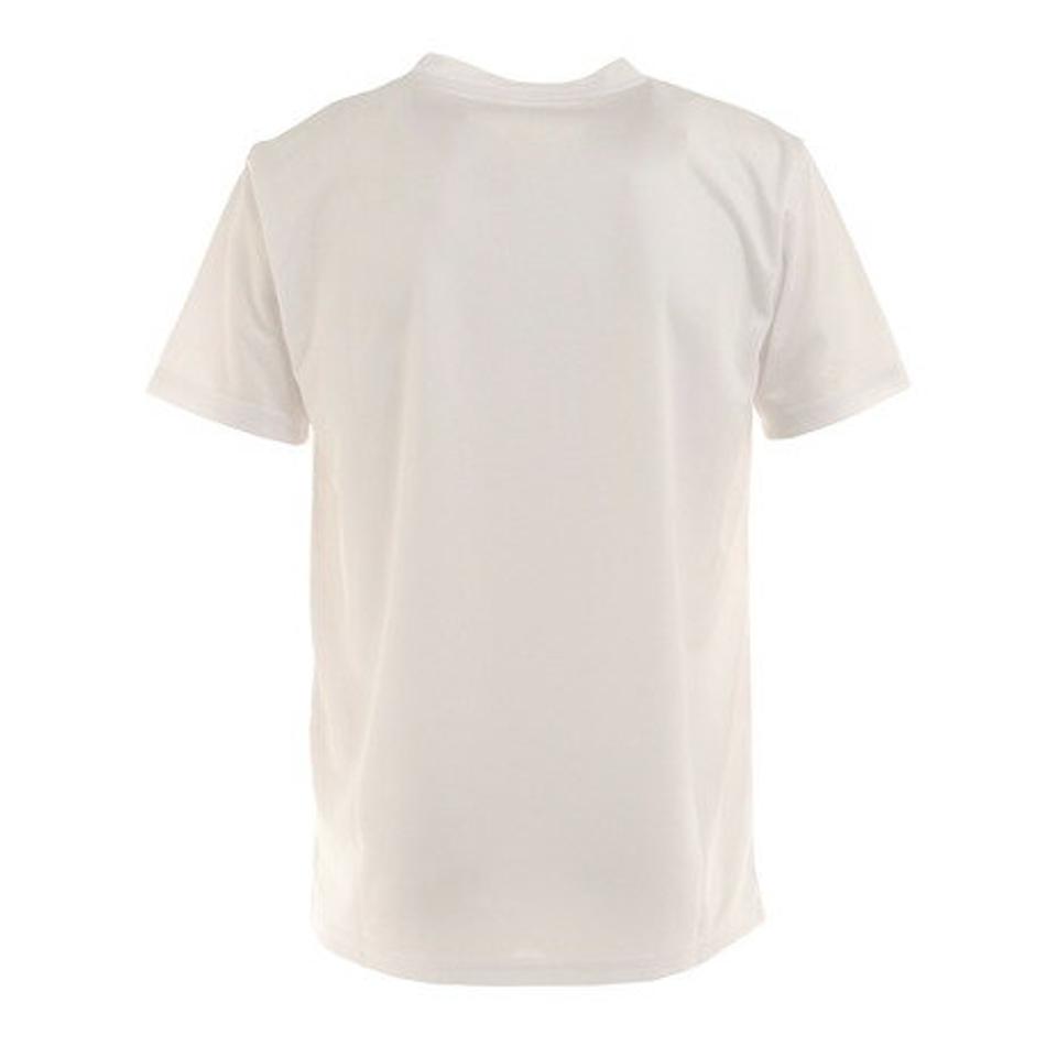 ウイルソン（Wilson）（メンズ）テニスウェア ビッグロゴドライ Tシャツ 紫外線遮蔽率90%以上 UVカット 紫外線対策 吸水速乾 412240-WT