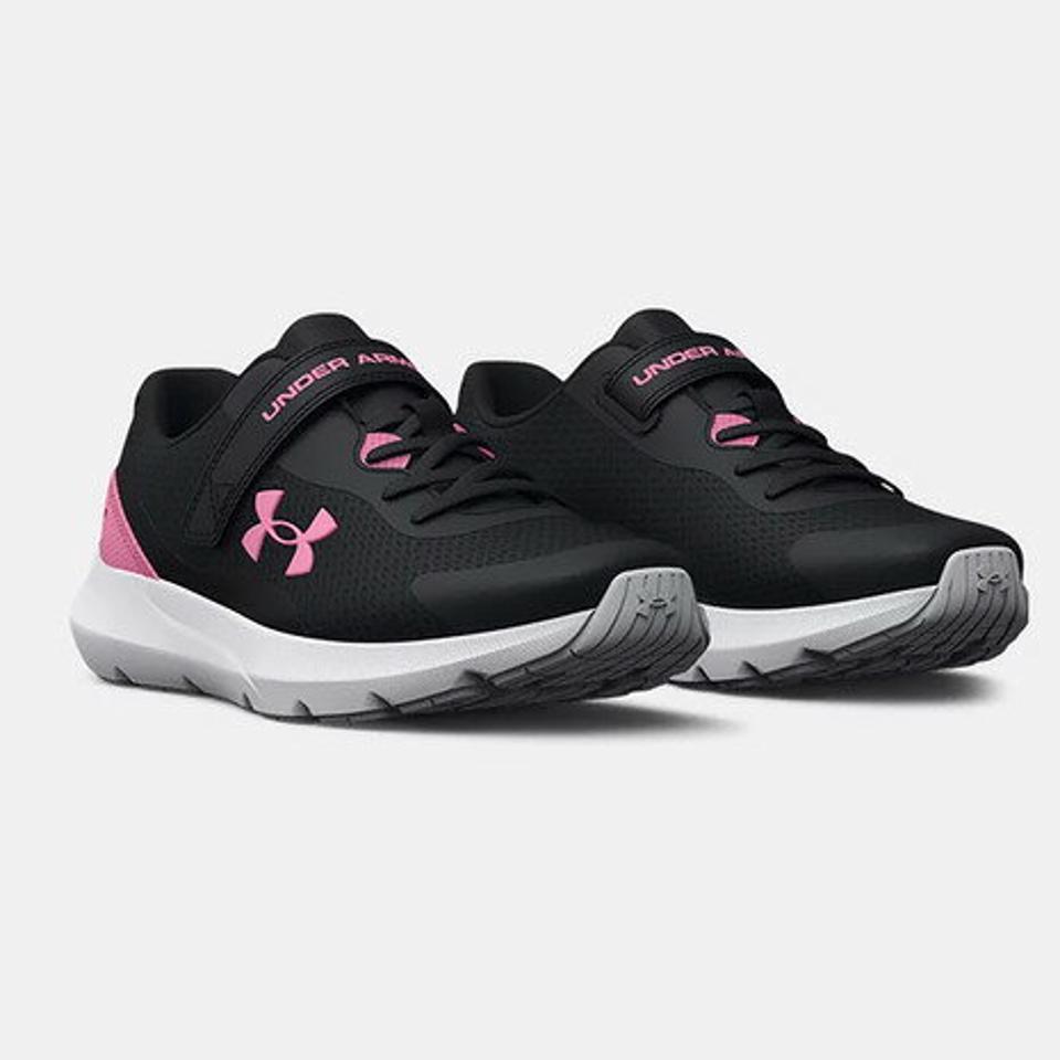 アンダーアーマー（UNDER ARMOUR）（キッズ）ジュニア スニーカー 黒 サージ3 AC ブラック 3025014 001 ランニングシューズ