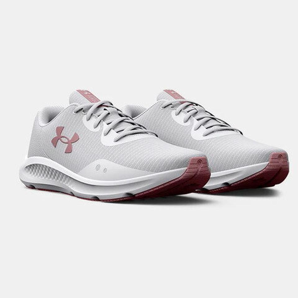 アンダーアーマー（UNDER ARMOUR）（レディース）チャージド パスート3 テック ホワイト 3025430 101 ランニングシューズ ジョギング スニーカー トレーニング