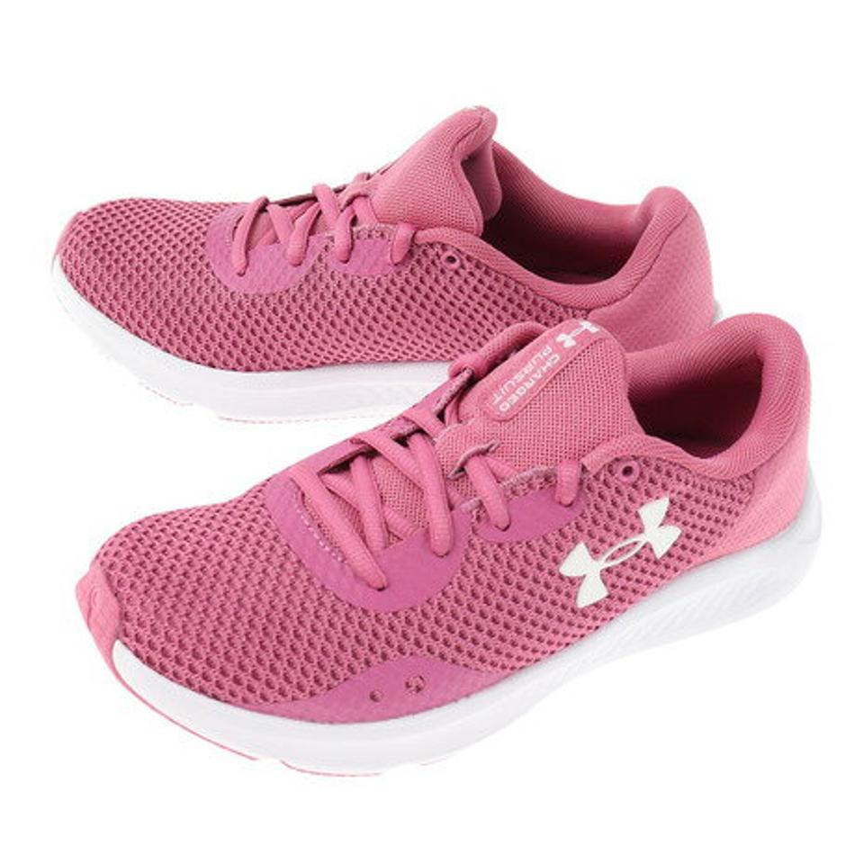アンダーアーマー（UNDER ARMOUR）（レディース）チャージド パスート3 ピンク 3024889 601 ランニングシューズ ジョギング トレーニング 運動靴 陸上