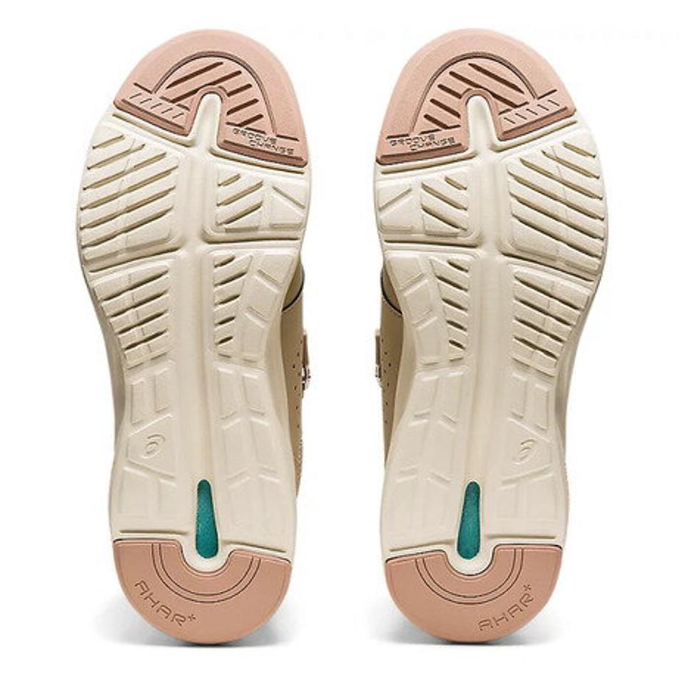アシックス（ASICS）（レディース）スニーカー ゲル ファンウォーカー GEL-FUNWALKER W053 黒 ブラック ベージュ 1292A053 ウォーキングシューズ フィットネス