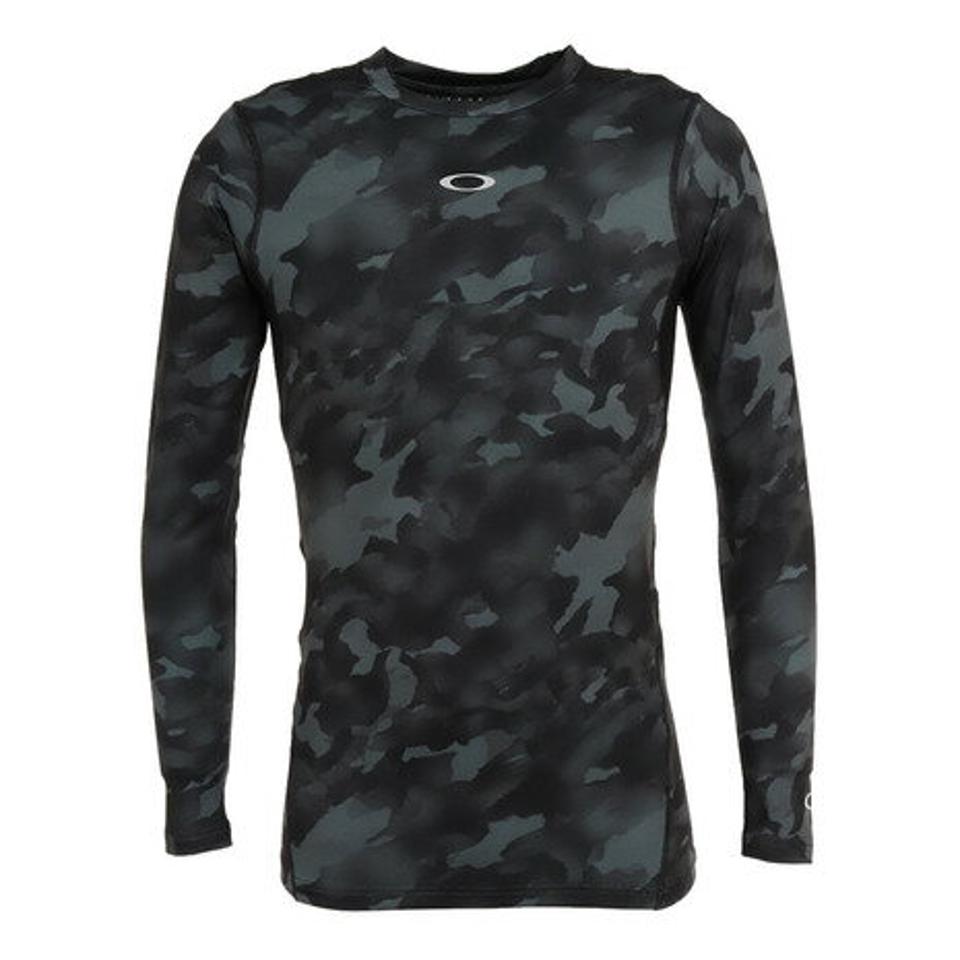 【2/25〜2/26 48h限定 エントリー&対象4店舗買い回りで最大P10倍!】オークリー(OAKLEY)(メンズ)アンダーシャツ TECHNICAL BASE LAYER LS CREW FOA404101-00G 吸汗