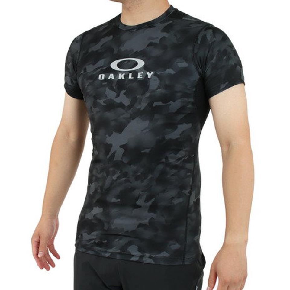 オークリー（OAKLEY）（メンズ）TECH BASELAYE SSCREW 半袖Tシャツ FOA403532-00G 速乾