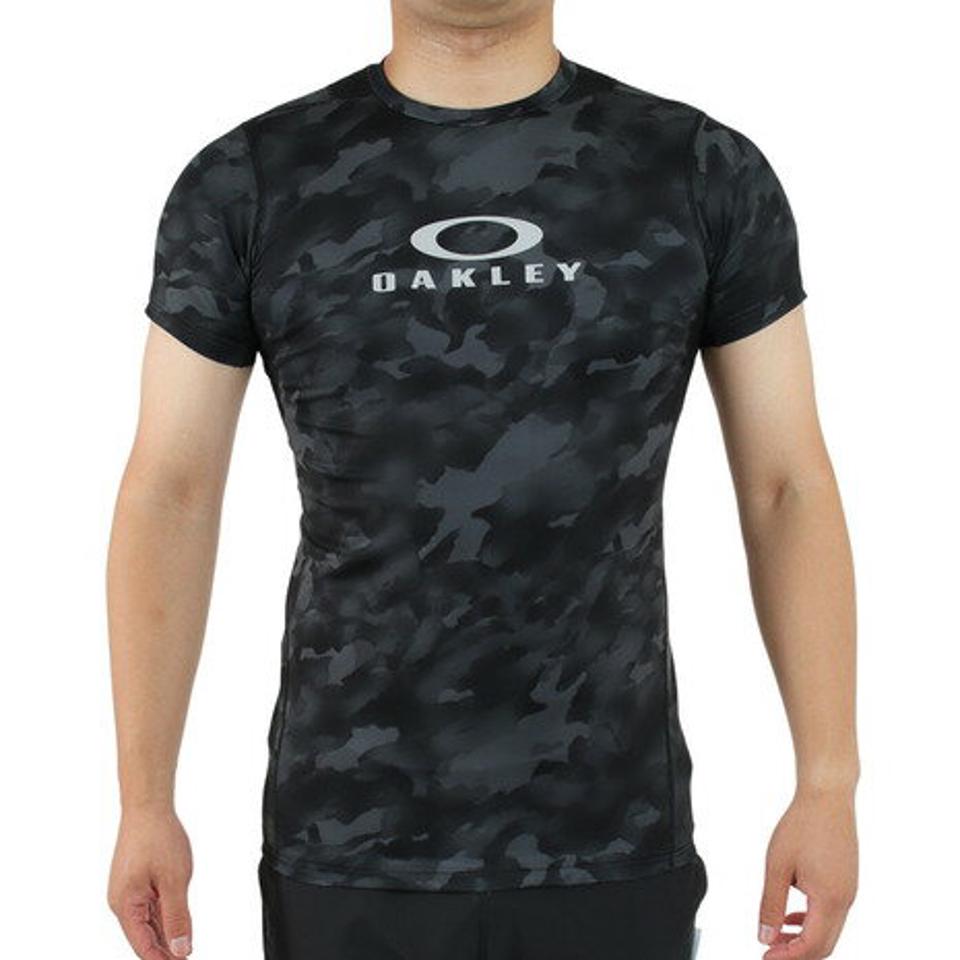 オークリー（OAKLEY）（メンズ）TECH BASELAYE SSCREW 半袖Tシャツ FOA403532-00G 速乾