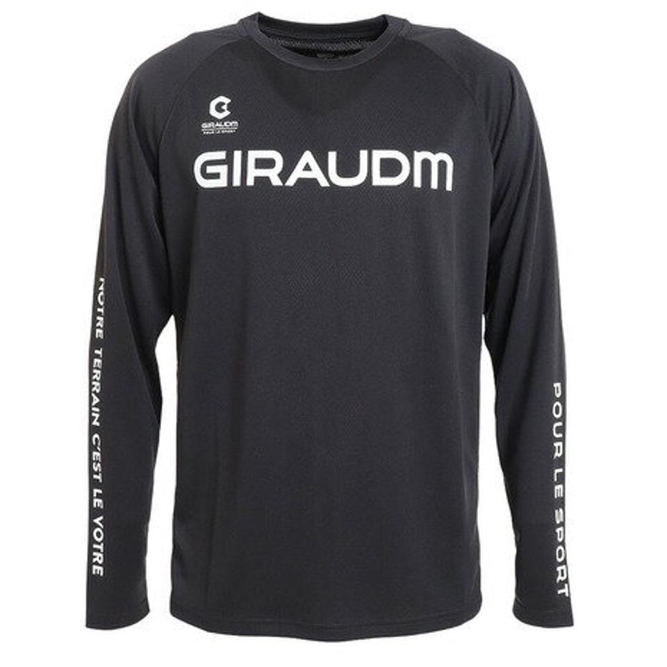 【10%OFFクーポン 12/16まで】ジローム(GIRAUDM)(メンズ)サッカー フットサルウェア ロングスリーブ カラープラシャツ 741GM1UK7658 BLK