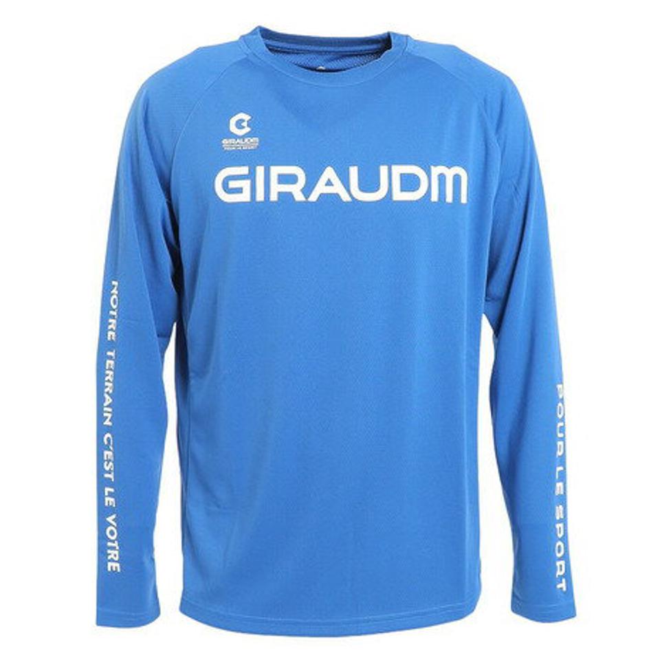 【10%OFFクーポン 11/10まで】ジローム(GIRAUDM) サッカー フットサルウェア ロングスリーブ カラープラシャツ 741GM1UK7658 BLU (メンズ)