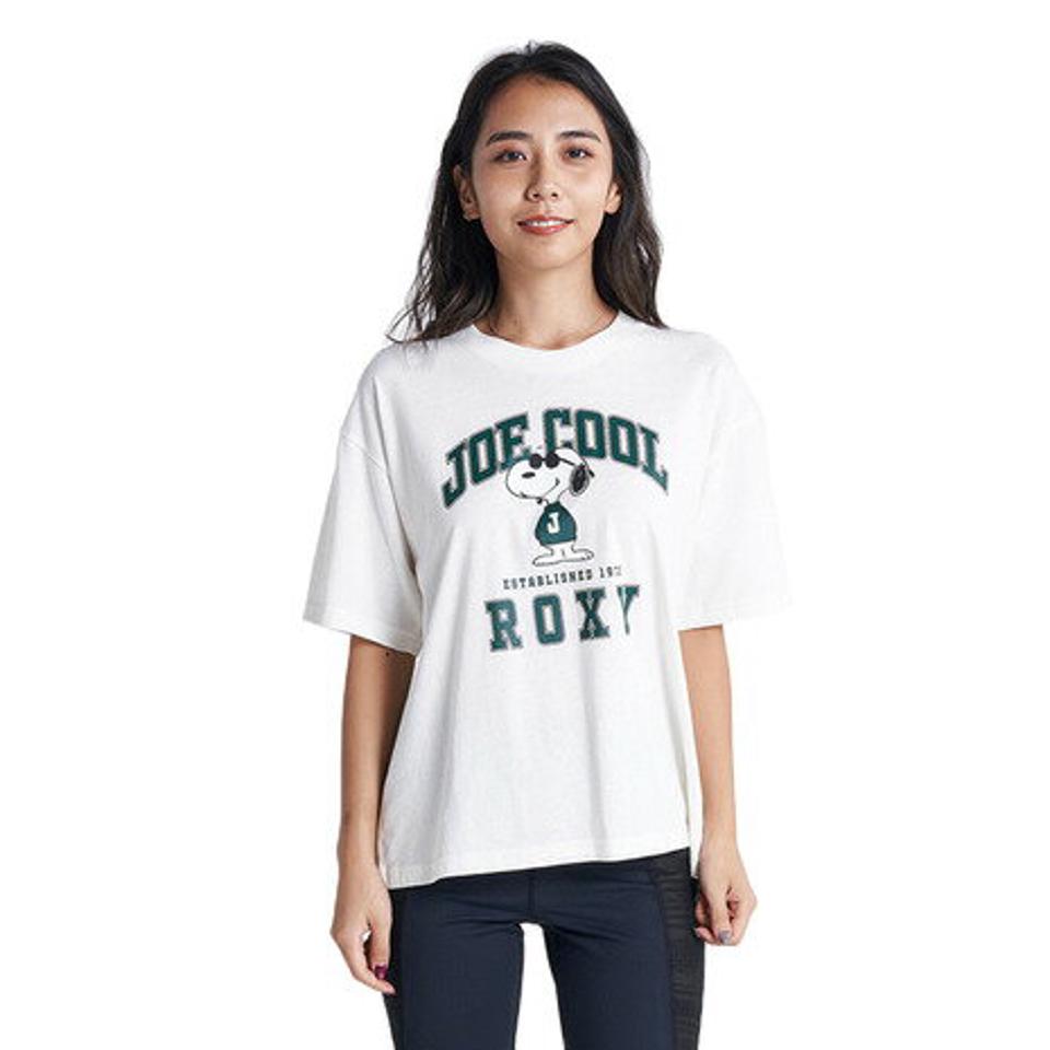ロキシー（ROXY）（レディース）UVカット Tシャツ PEANUTS JOE COOL TEE 22SURST222500NAT1