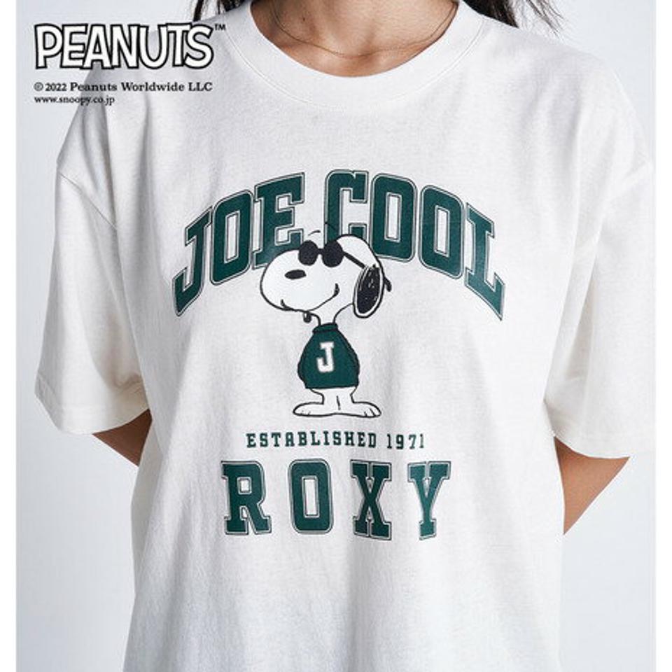ロキシー（ROXY）（レディース）UVカット Tシャツ PEANUTS JOE COOL TEE 22SURST222500NAT1