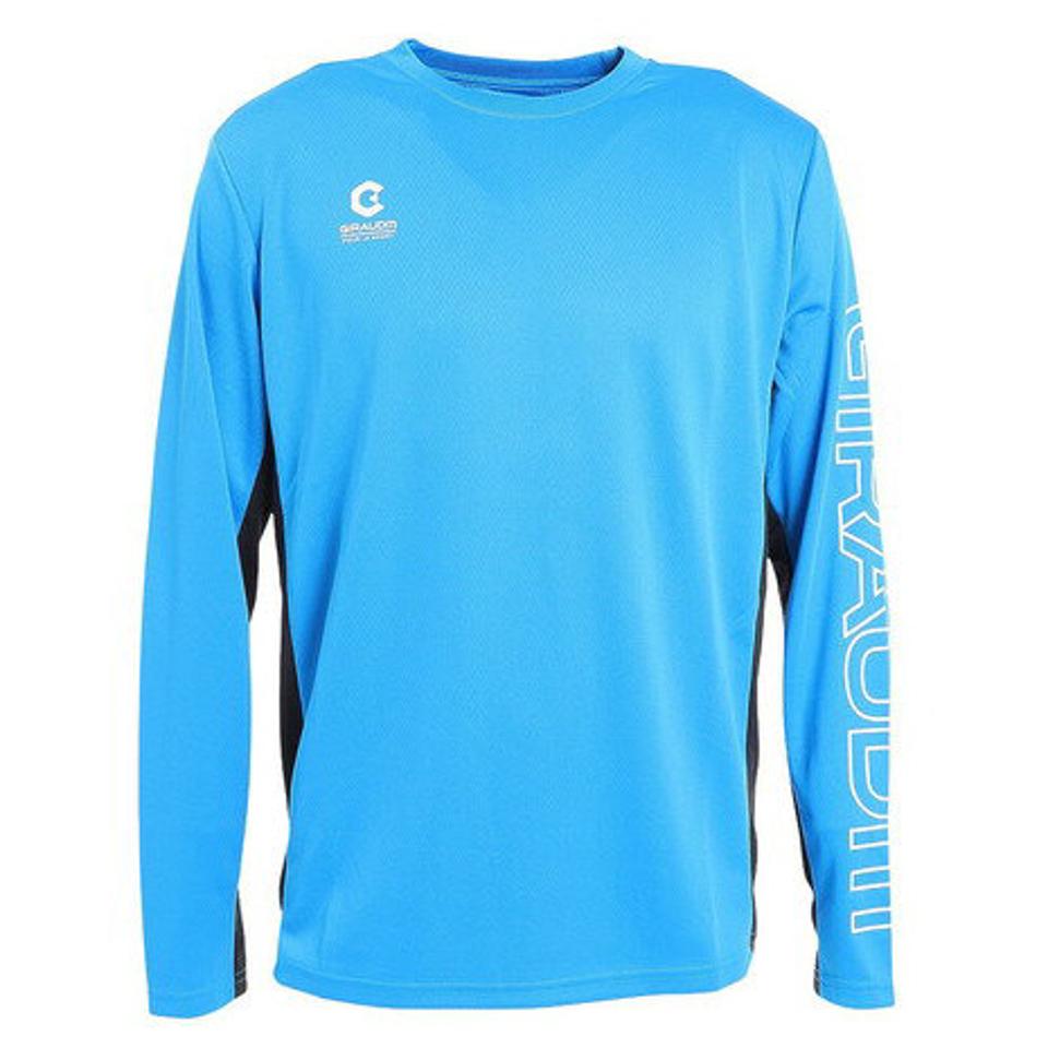 【10%OFFクーポン 11/10まで】ジローム(GIRAUDM) サッカー フットサルウェア ロングスリーブ プラシャツ 741GM1UK7657 LBLU (メンズ)