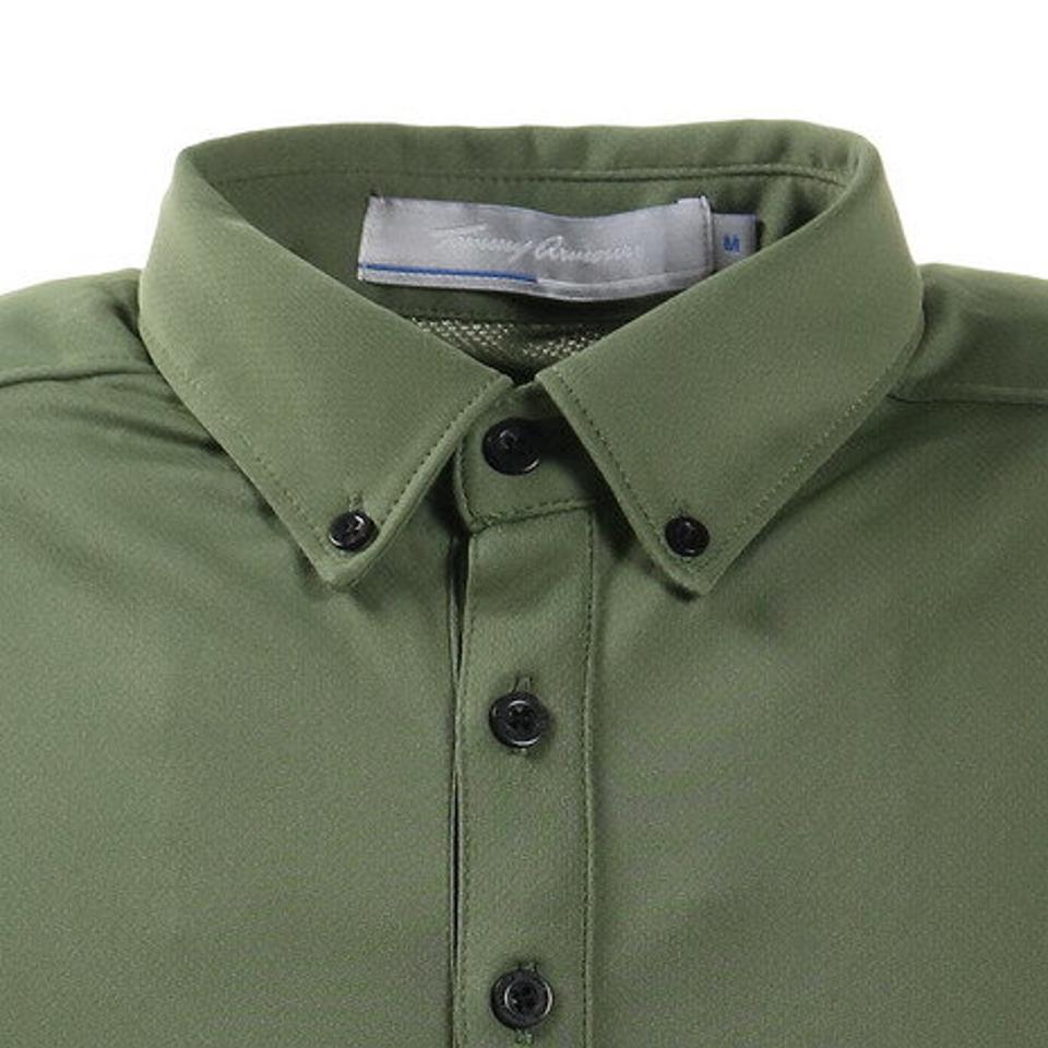 【10/26 10:00〜10/28 23:59迄 エントリー&対象3店舗買い回りで最大P10倍!】トミーアーマー(Tommy Armour) ゴルフウェア nanoguardポロシャツ 403TA1NB8092 KHK (メンズ)