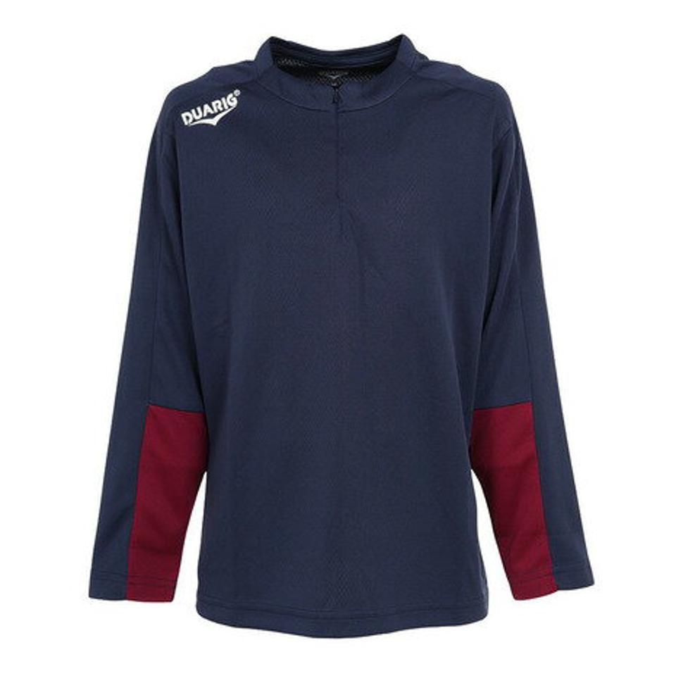 デュアリグ(DUARIG)(キッズ)サッカーウェア ジュニア ドライプラス 長袖ハーフジッププラクティスシャツ 742D1UK7687