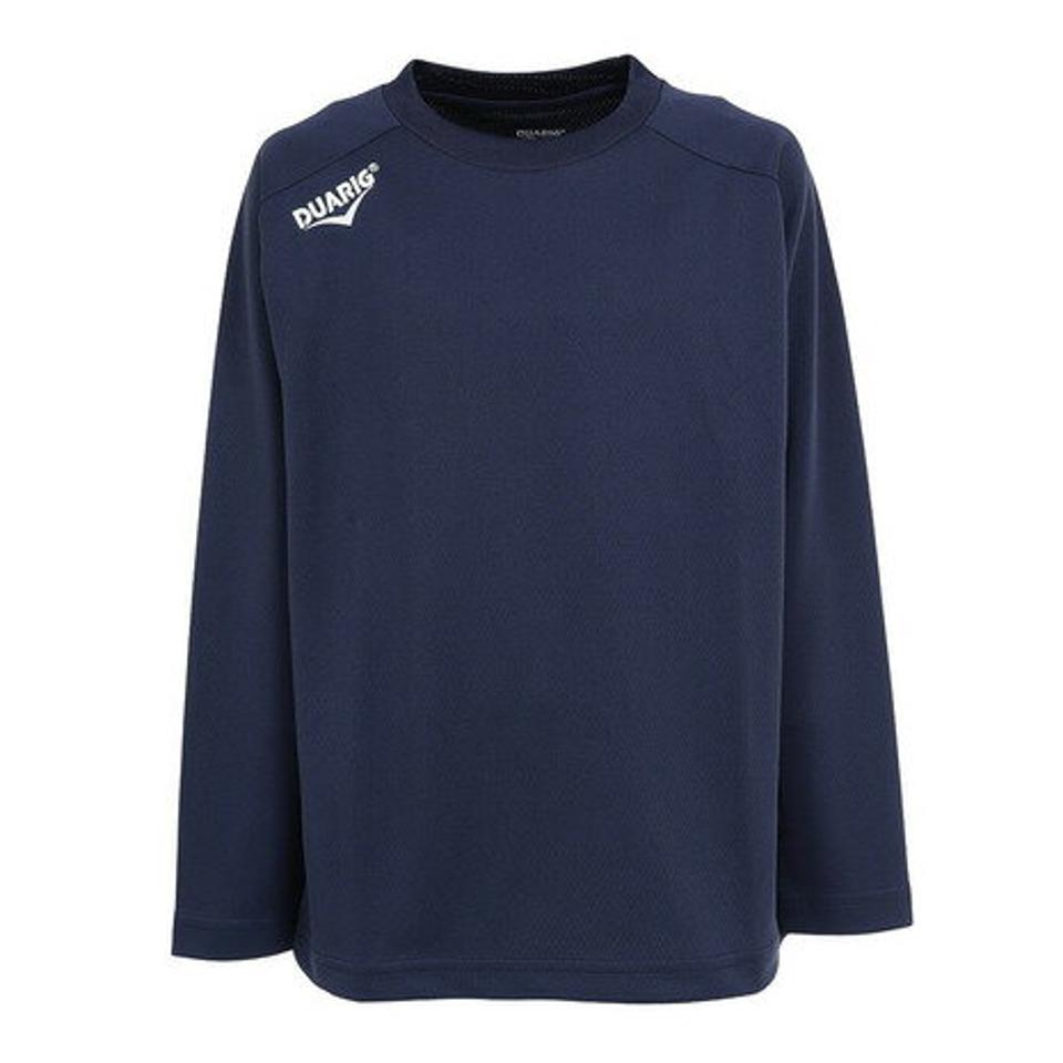 デュアリグ(DUARIG)(キッズ)サッカーウェア ジュニア ドライプラス 長袖プラクティスシャツ 742D1UK7686 NVY