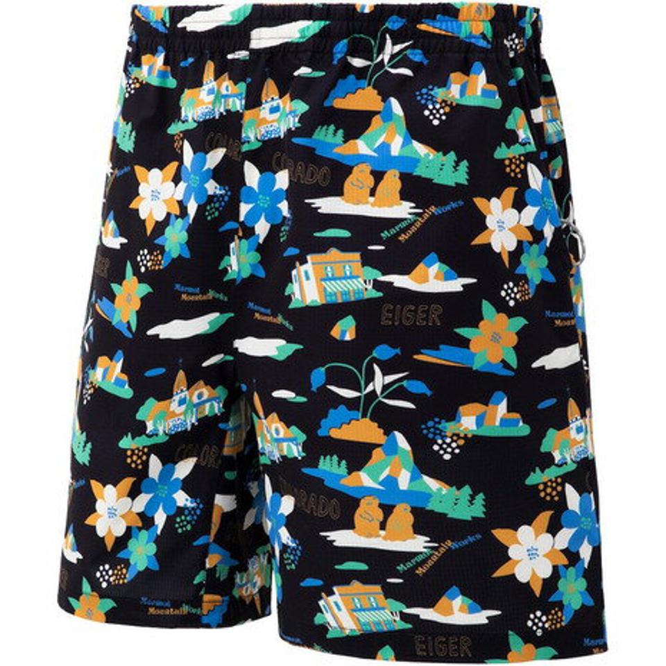 マーモット(Marmot)(メンズ)ショートパンツ ショーツ ハイカーアロハショートパンツ TOMRJD97 BK ブラック