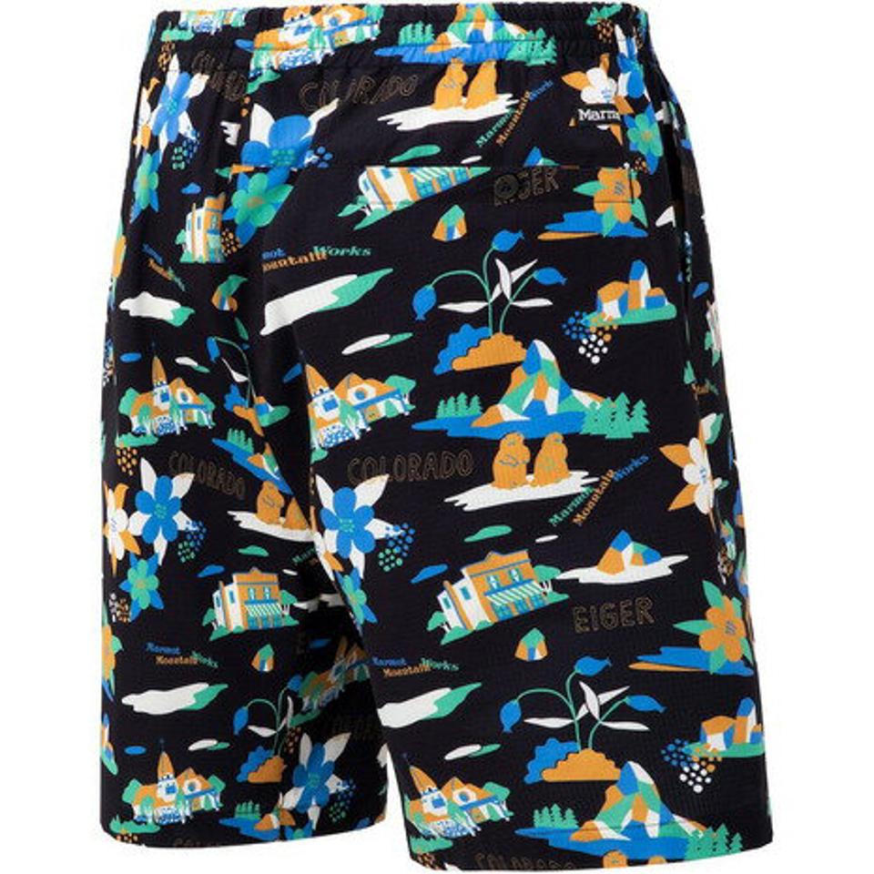 マーモット(Marmot)(メンズ)ショートパンツ ショーツ ハイカーアロハショートパンツ TOMRJD97 BK ブラック