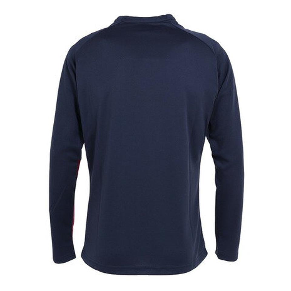 デュアリグ(DUARIG)(メンズ)サッカーウェア ドライプラス 長袖ハーフジッププラクティスシャツ 741D1UK7604 NVY
