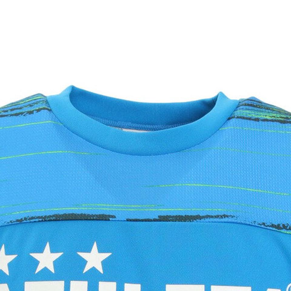 アスレタ（ATHLETA） サッカーウェア メンズ Tシャツ ボーダー プラクティスシャツ 2332 SAX （メンズ）