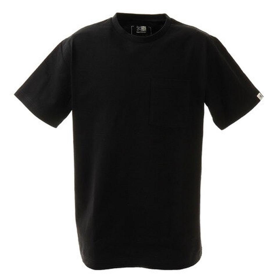 カリマー（karrimor）（メンズ）半袖Tシャツ ポケットワイドティー 3T01UBJ2/Black ブラック トップス ククルーネック 速乾