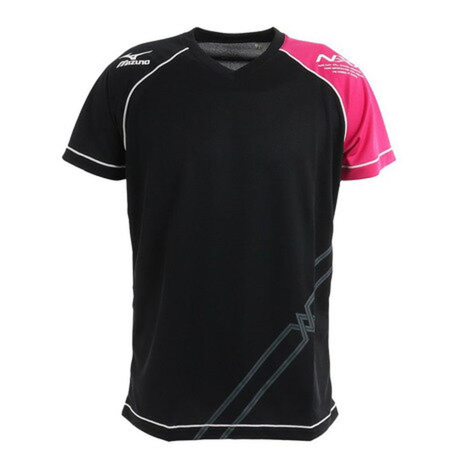 【10%OFFクーポン! 23日迄】ミズノ(MIZUNO)(レディース)バレーボールウェア レディース 半袖プラクティスシャツ V2JA640397